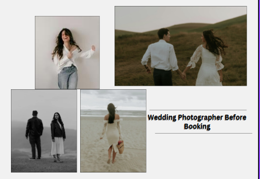 Wedding Photographer Before Booking